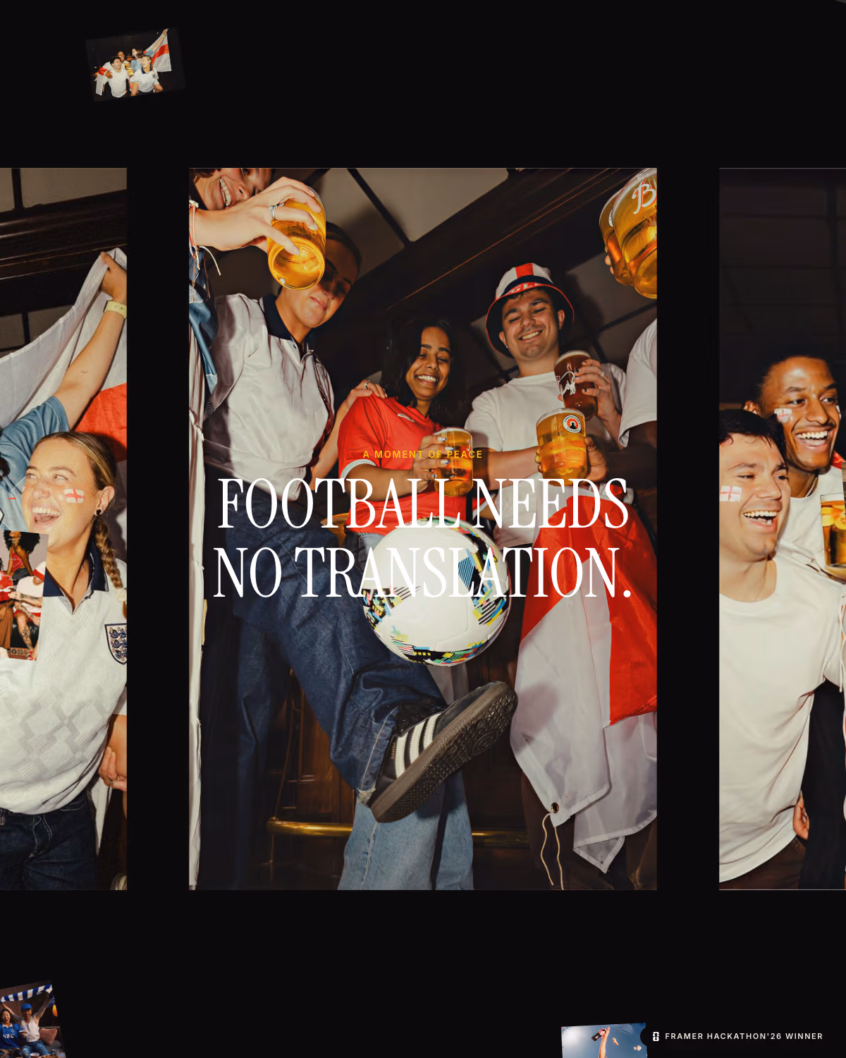 United in Football, the live site